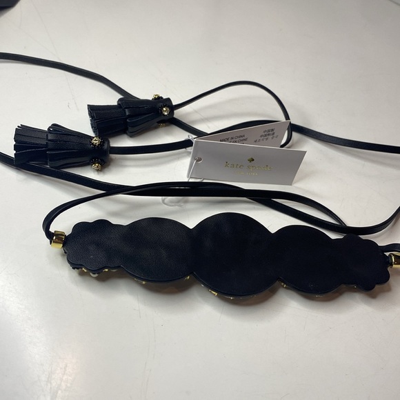 kate spade Belt: desert garden gemstone & leather headband choker or belt NWT - Picture 12 of 13